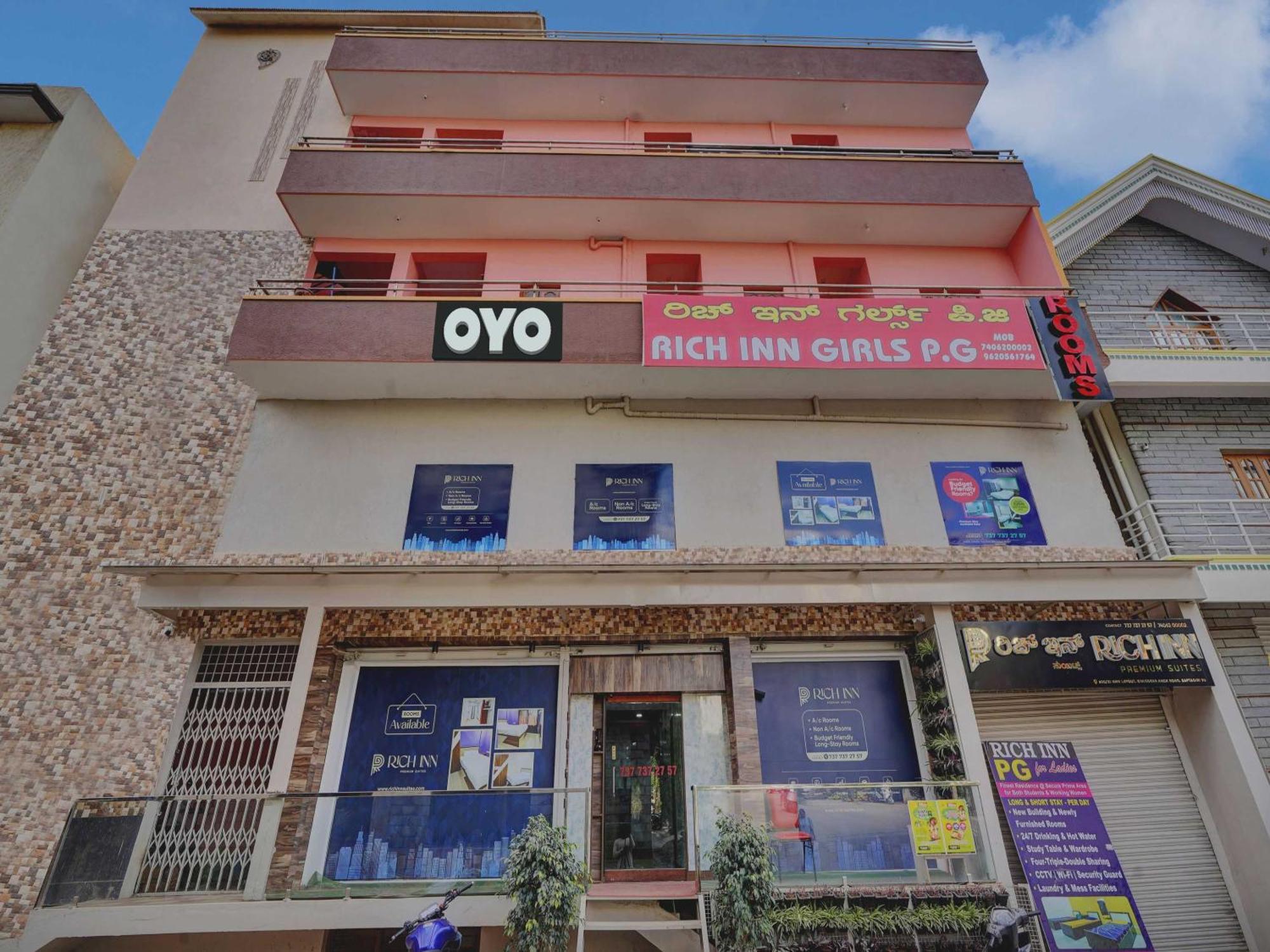 Oyo Flagship Rich Inn Premium Suites Near Nagasandra Metro Station. Bangalore Exteriör bild